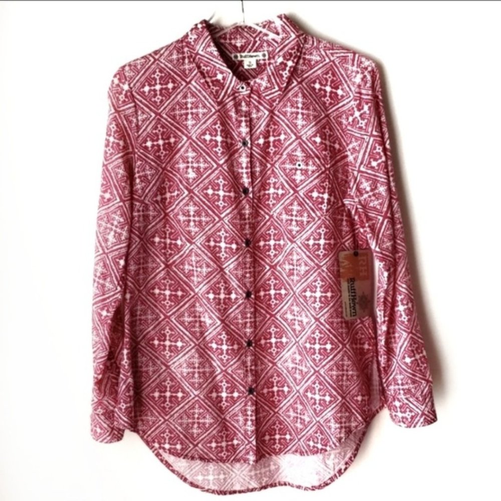 [Ruff Hewn] Button Down Top size S